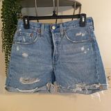 Levi 501 High Waisted Shorts Photo 0