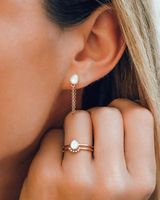Puravida Opal Ring And Earring Set Photo 0