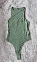 Green Sleeveless Bodysuit Photo 0
