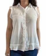 NWT White Work Blouse Photo 0