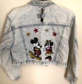 Disney Vintage  Mickey Minnie custom jean jacket Photo 0