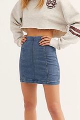 Free People Denim Skirt Photo 0