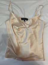 blush mark satin tank top Photo 0