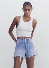 ZARA Jean Shorts Photo 0
