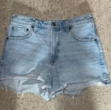 Abercrombie And Fitch 90s Relaxed Cutoff High Rise Short Photo 0