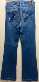 7 For All Mankind Dojo Flare Stretch Jeans Denim Photo 0
