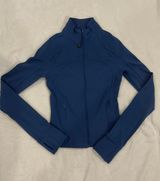 Blue Lululemon Define Jacket Size 2, Thumb Holes, Zip Up, Nulu, Align Photo 0