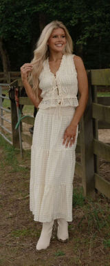 These Three Boutique Gingham set  Photo 0