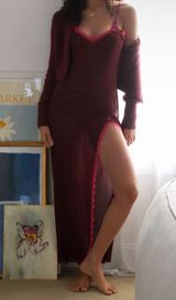 UO Sheer Slip Midi Dress Photo 0