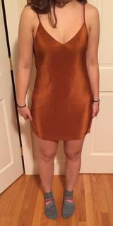 Forever 21 Burnt Orange Dress Photo 0
