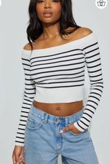 Striped Long Sleeve Tee Photo 0