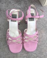 Pink Heeled Sandals Size 7 Photo 0