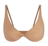NWT Skims Size XXS Mica Nude Fits Everybody Skimpy Scoop Twist Bralette Stretch Photo 0