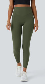 Halara UltraSculpt SoCinched Tummy Control Butt Lifting Full Legging Woodland S Photo 0