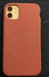 Pela Pink Butterfly iPhone 11 Compostable Case Photo 0