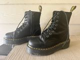 Dr. Martens DOC MARTENS JADON SMOOTH LEATHER PLATFORM BOOTS Photo 0