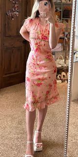Source Unknown Vintage Style Floral Dress Photo 0