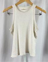 Madewell Small Westville Tank Top Cream High Neck Crop Retro Minimalist Photo 0