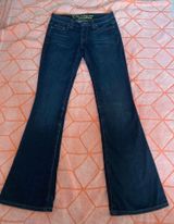 Anchor Blue  Low-Rise Bootcut Jeans Photo 0