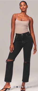 Abercrombie & Fitch Straight Leg Jeans Photo 0