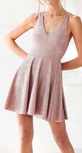 Silence + Noise Sinderella Sparkle Mini Dress Photo 0