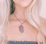 rolling stones necklace Red Photo 0