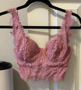 Victoria's Secret Lace Bralette in Dusty Rose Photo 0