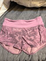 Lululemon Pink Camo Speed Up Photo 0