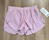 Lululemon Find Your Pace High-Rise Lined Short 3" Pink Peony size 8 NWT Photo 0