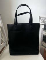 Madewell Purse Leather Black Tote Photo 0