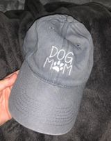 Dog Mom Hat Blue Photo 0
