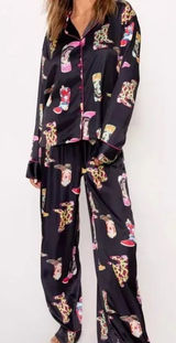 Nasty Gal Multicolor Cowboy Boot Print Pajamas Photo 0