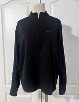 Nike Black Quarter-Zip Loose Fit Pullover - sz M Photo 0