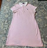 Ralph Lauren Pink Striped Polo Dress Photo 0