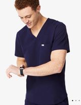 FIGS Scrubs Top Navy Medium Photo 0