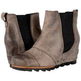 Joan of Arctic Lea Hidden Wedge Boot - Burnished Gray Leather Women’s Sz 7 Photo 0