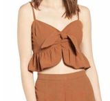 Unionbay Brown Crop Top Photo 0