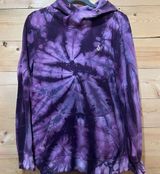 Volcom Tie Dye Hoodie Purple Pullover Large Photo 0