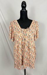 Daytrip Multicolored Floral Blouse Photo 0