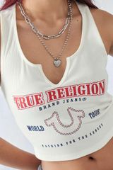 True Religion White Tank Top Photo 0