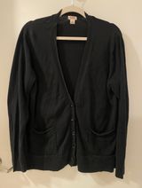 Black Knit Cardigan Photo 0