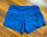 Royal Blue Women's Lululemon Athletic Shorts Photo 0