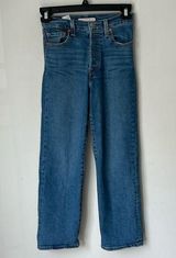 Levi's Levi Women’s Ribcage Straight Ankle High Rise Jeans Size 25 ⬛️ Photo 0