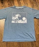 Romwe Blue Wave graphic tee Photo 0