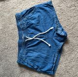 Aerie Denim Drawstring Shorts Photo 0