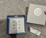 Gold Cake Earrings 18K Gold Plated Photo 0