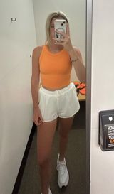 Orange Crop Top Halter Size M Photo 0