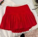 Red Gold Hinge Skirt Photo 0