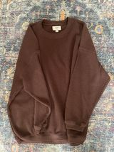 Aerie Waffle Knit Sweatshirt Photo 0