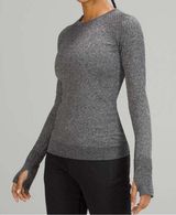 LULULEMON Rest Less Pullover Long Sleeve T-Shirt Run Size 4 Photo 0